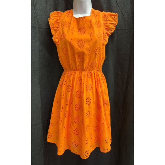 Vero Moda Naima Oriole Women's Back Lace Mini Dress Size M - Picture 4 of 12